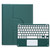Square Button 360 Degree Rotatable Bluetooth Keyboard Leather Case with Touchpad