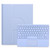 Square Button 360 Degree Rotatable Bluetooth Keyboard Leather Case with Touchpad