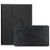 Square Button 360 Degree Rotatable Bluetooth Keyboard Leather Case