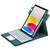 Round Button 360 Degree Rotatable Bluetooth Keyboard Leather Case with Touchpad