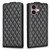 Diamond Lattice Vertical Flip Leather Phone Case