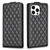 Diamond Lattice Vertical Flip Leather Phone Case