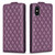 Diamond Lattice Vertical Flip Leather Phone Case