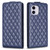 Diamond Lattice Vertical Flip Leather Phone Case