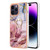 Electroplating Marble Dual-side IMD Phone Case with Ring