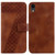 Seven-shaped Embossed Leather Phone Case