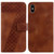 Seven-shaped Embossed Leather Phone Case