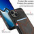 Denim Texture Leather Skin Phone Case with Card Slot