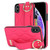 Non-slip Full Coverage Ring PU Phone Case with Wristband