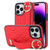 Non-slip Full Coverage Ring PU Phone Case with Wristband