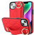 Non-slip Full Coverage Ring PU Phone Case with Wristband