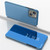 Plated Mirror Horizontal Flip Leather Phone Case with Holder
