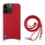 Fish Tail Card Slot PU + TPU Phone Case with Long Lanyard