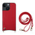 Fish Tail Card Slot PU + TPU Phone Case with Long Lanyard