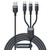 JOYROOM A18 3.5A USB to 8 Pin+USB-C/Type-C+Micro USB 3 in 1 Data Cable