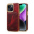 Denior Oil Wax Leather Electroplating Card Slot Holder Phone Case