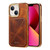 Denior Oil Wax Leather Electroplating Card Slot Holder Phone Case