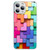 Colorful Toy Bricks Pattern Shockproof Glass Phone Case