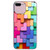 Colorful Toy Bricks Pattern Shockproof Glass Phone Case