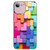 Colorful Toy Bricks Pattern Shockproof Glass Phone Case
