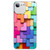 Colorful Toy Bricks Pattern Shockproof Glass Phone Case