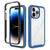 Starry Sky Solid Color Shockproof TPU Clear PC Phone Case