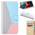Tricolor Stitching Horizontal Flip Leather Phone Case