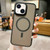 Imitation Metal Frosted Skin Feel Acrylic MagSafe Phone Case