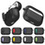 Carbon Fiber Texture Wireless Earphones Case with Security Lock