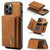 DG.MING M1 Series 3-Fold Multi Card Wallet Leather Phone Case