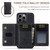 DG.MING M2 Series 3-Fold Card Bag Wallet Leather Phone Case