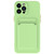 Skin Feel Card Contrast Color Button TPU Phone Case