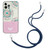 Bronzing Butterfly Flower TPU Phone Case with Lanyard