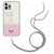 Bronzing Butterfly Flower TPU Phone Case with Lanyard