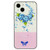 Bronzing Butterfly Flower TPU Phone Case