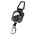 For AirTag Location Tracker Retractable Badge Reel Carabiner Protective Case