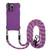 Four-corner Shockproof TPU Phone Case with Lanyard