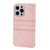 Embossed Stripes Skin Feel Leather Phone Case