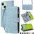 Crossbody Multi-card Slot Wallet Zipper Leather Phone Case