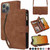 Crossbody Multi-card Slot Wallet Zipper Leather Phone Case