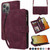 Crossbody Multi-card Slot Wallet Zipper Leather Phone Case