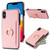 Ring Card  Litchi Leather Back Phone Case