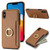 Ring Card  Litchi Leather Back Phone Case
