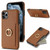 Ring Card  Litchi Leather Back Phone Case