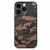 Retro Camouflage Leather Back Phone Case