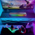 RGB Colorful Lighting Effect Desktop Long USB Wireless Bluetooth Speaker