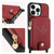 Crossbody Love Zipper Leather Back Phone Case