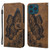 Retro Skin Feel Butterflies Embossing Leather Phone Case