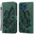 Retro Skin Feel Butterflies Embossing Leather Phone Case