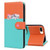 Cute Pet Series Color Block Buckle Leather Phone Case